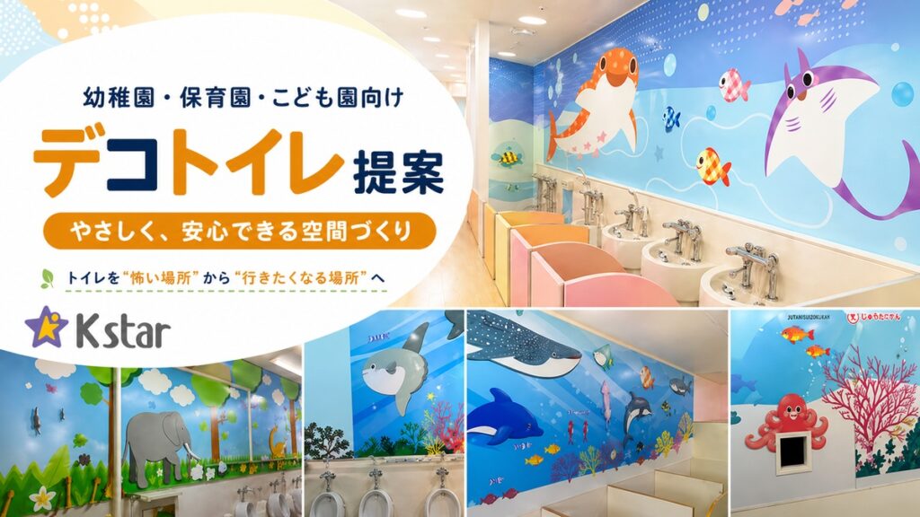ケイスターは、看板制作を通じて、園の魅力が伝わる空間づくりをお手伝いします。