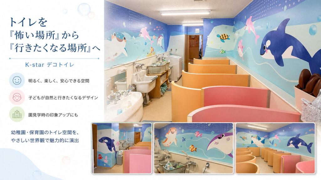 トイレを「怖い場所」から「行きたくなる場所」へ