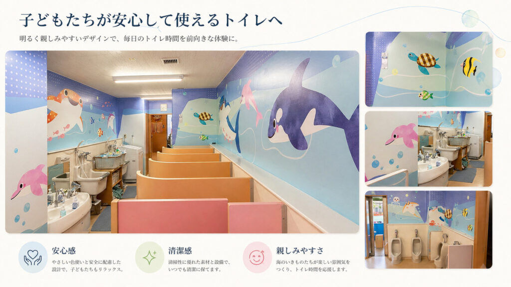 子どもたちが安心して使えるトイレへ
