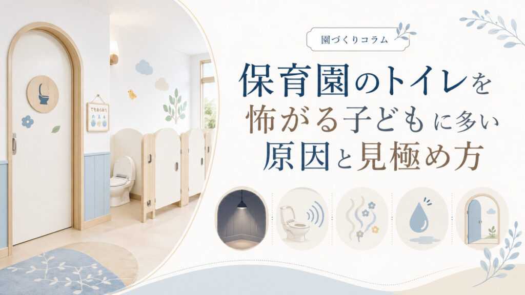 保育園のトイレを怖がる子どもに多い原因と見極め方