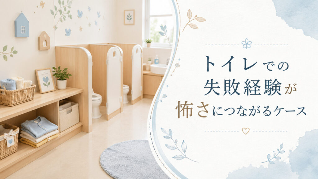 トイレでの失敗経験が怖さにつながるケース