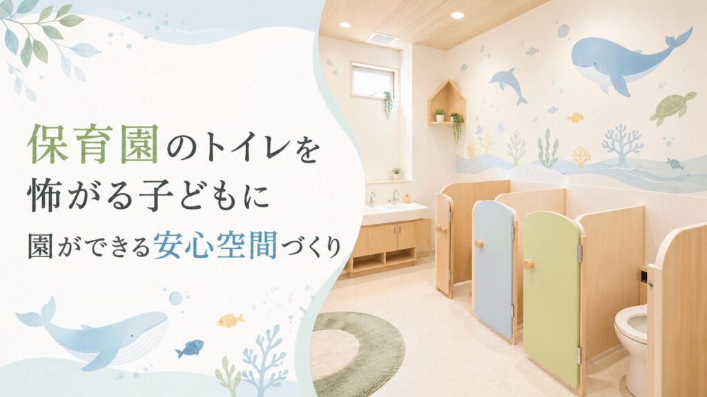 保育園のトイレを怖がる子どもに園ができる安心空間づくり