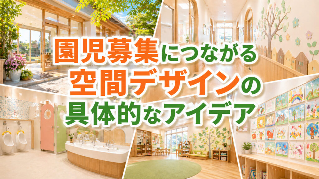 園児募集につながる空間デザインの具体的なアイデア