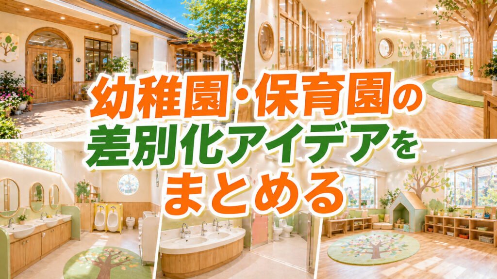 幼稚園・保育園の差別化アイデアをまとめる